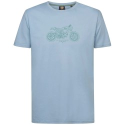 Тениска Petrol industries M-1060-TSR122 short sleeve T-shirt - Blue (Marble Blue) тениска,мъжки,тениски,дамски,тениски,petrol,industries,m,1060,tsr122,short,sleeve,t,shirt,blue,(marble,blue)