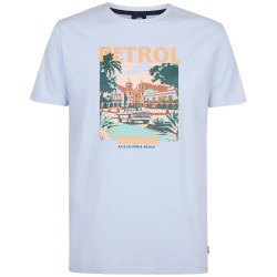 Тениска Petrol industries M-1060-TSR197 short sleeve T-shirt - Blue (Sky) тениска,мъжки,тениски,дамски,тениски,petrol,industries,m,1060,tsr197,short,sleeve,t,shirt,blue,(sky)