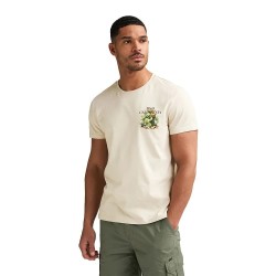 Тениска Petrol industries M-1060-TSR688 short sleeve T-shirt - Beige (Seashell) тениска,мъжки,тениски,дамски,тениски,petrol,industries,m,1060,tsr688,short,sleeve,t,shirt,beige,(seashell)