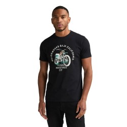 Тениска Petrol industries M-1060-TSR707 short sleeve T-shirt - Black (Black) тениска,мъжки,тениски,дамски,тениски,petrol,industries,m,1060,tsr707,short,sleeve,t,shirt,black,(black)