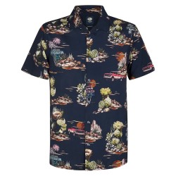 риза,с,къс,ръкав,дамски,ризи,мъжки,ризи,petrol,industries,m,2060,sis422,short,sleeve,shirt,blue,(navy,blue)