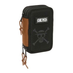 канцеларски,принадлежности,safta,one,piece,12.5x19.5x5.5,cm,triple,pencil,case,black,(multicolor)