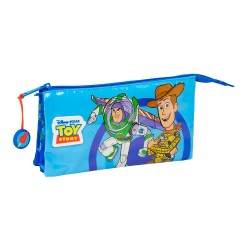 канцеларски,принадлежности,safta,toy,story,good,vibes,22x12x3,cm,triple,pencil,case,blue,(multicolor)