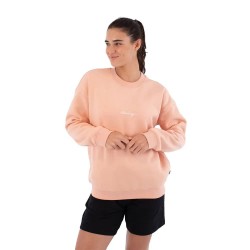 блуза,дамски,блузи,hurley,crew,script,sweatshirt,orange,(beach,clay)