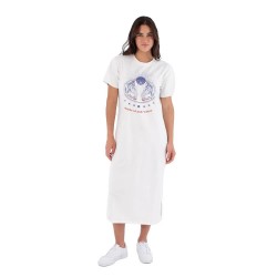 рокля,дамски,поли,и,рокли,hurley,island,short,sleeve,midi,dress,white,(bone)