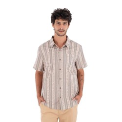 риза,с,къс,ръкав,дамски,ризи,мъжки,ризи,hurley,printing,press,hips,short,sleeve,shirt,beige,(bone)