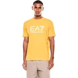 Тениска EA7 EMPORIO ARMANI 7M001412_AF22264 short sleeve T-shirt - Yellow (Old Gold) тениска,мъжки,тениски,дамски,тениски,ea7,emporio,armani,7m001412,af22264,short,sleeve,t,shirt,yellow,(old,gold)