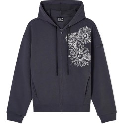 Блуза EA7 EMPORIO ARMANI 7W001000_AF20758 full zip sweatshirt - Grey (Gray Pinstripe) блуза,дамски,блузи,ea7,emporio,armani,7w001000,af20758,full,zip,sweatshirt,grey,(gray,pinstripe)