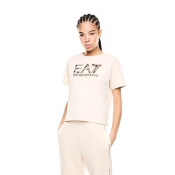 Тениска EA7 EMPORIO ARMANI 7W001096_AF21636 short sleeve T-shirt - Beige (Fog) тениска,мъжки,тениски,дамски,тениски,ea7,emporio,armani,7w001096,af21636,short,sleeve,t,shirt,beige,(fog)