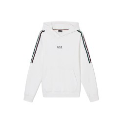 Суичър EA7 EMPORIO ARMANI Italian Spirit hoodie - White (White) суичър,мъжки,пуловери,ea7,emporio,armani,italian,spirit,hoodie,white,(white)