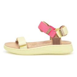 Сандали Woden Line Tricolor sandals - Beige (Wax / Multicolor) сандали,дамски,сандали,и,чехли,woden,line,tricolor,sandals,beige,(wax,multicolor)