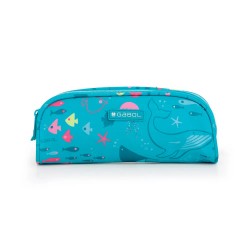 канцеларски,принадлежности,gabol,acqua,doble,pocket,pencil,case,blue,(turquesa)