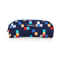 канцеларски,принадлежности,gabol,cubik,double,pocket,pencil,case,blue,(azul,marino)