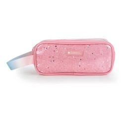 Gabol Glam-Triple Pocket pencil case - Pink (Rosa) ученически,принадлежности,gabol,glam,triple,pocket,pencil,case,pink,(rosa)