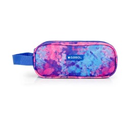 канцеларски,принадлежности,gabol,sunset,triple,pocket,pencil,case,blue,pink,(azul)