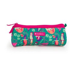 Gabol Vida-Triple Pocket pencil case - Green (Verde) ученически,принадлежности,gabol,vida,triple,pocket,pencil,case,green,(verde)