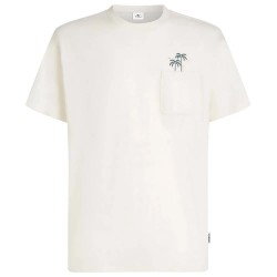 Тениска O´neill Chest Pocket short sleeve T-shirt - White (Snow White) тениска,мъжки,тениски,дамски,тениски,o´neill,chest,pocket,short,sleeve,t,shirt,white,(snow,white)