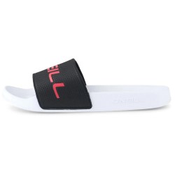 мъжки,джапанки,и,чехли,дамски,сандали,и,чехли,o´neill,logo,slides,white,black,(black,out,colour,block)