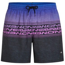 Бански гащета O´neill Logo Stripe 16´´ swimming shorts - Blue / Grey (Blue Heritage Stripe) бански,гащета,мъжки,бански,костюми,o´neill,logo,stripe,16´´,swimming,shorts,blue,grey,(blue,heritage,stripe)