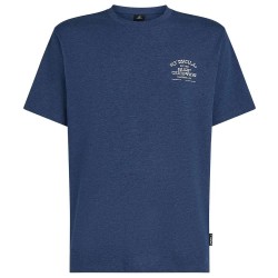 Тениска O´neill Melange Chest Print short sleeve T-shirt - Blue (English Evening) тениска,мъжки,тениски,дамски,тениски,o´neill,melange,chest,print,short,sleeve,t,shirt,blue,(english,evening)