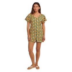 дамски,гащеризони,o´neill,o´riginals,short,sleeve,romper,green,(green,retro,flower)