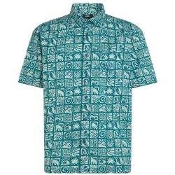 риза,с,къс,ръкав,дамски,ризи,мъжки,ризи,o´neill,print,short,sleeve,shirt,blue,(blue,bricks)