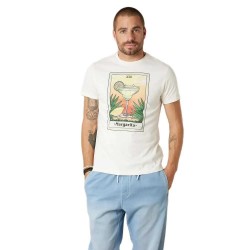Тениска Deeluxe Margarita short sleeve T-shirt - White (Ivory) тениска,мъжки,тениски,дамски,тениски,deeluxe,margarita,short,sleeve,t,shirt,white,(ivory)