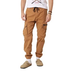 Панталони Deeluxe Monroe cargo pants - Brown (Camel) панталони,мъжки,панталони,дамски,панталони,deeluxe,monroe,cargo,pants,brown,(camel)