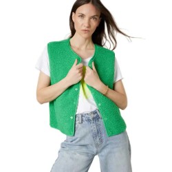 Елек Deeluxe Olera vest - Green (Neon Green) елек,дамски,жилетки,deeluxe,olera,vest,green,(neon,green)