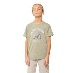 Тениска Deeluxe Rules short sleeve T-shirt - Green (Light Khaki) тениска,мъжки,тениски,дамски,тениски,deeluxe,rules,short,sleeve,t,shirt,green,(light,khaki)