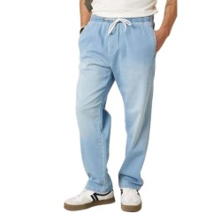 Панталони Deeluxe Toulini pants - Blue (Bleach Used) панталони,мъжки,панталони,дамски,панталони,deeluxe,toulini,pants,blue,(bleach,used)
