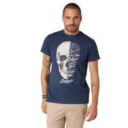 Тениска Deeluxe Vegas short sleeve T-shirt - Blue (Indigo) тениска,мъжки,тениски,дамски,тениски,deeluxe,vegas,short,sleeve,t,shirt,blue,(indigo)