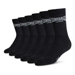 чорапи,мъжки,чорапи,дамски,чорапи,lonsdale,gilbert,socks,6,units,black,(black,white)