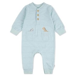 Huggies clothes 5Z3084 long sleeve romper - Blue (Pastel Blue) детски,облекла,за,момчета,huggies,clothes,5z3084,long,sleeve,romper,blue,(pastel,blue)