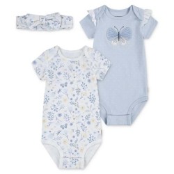 детски,облекла,за,момичета,huggies,clothes,0z3090,short,sleeve,body,2,units,blue,(ballad,blue)