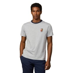 Тениска Hackett HM5000082 short sleeve T-shirt - Grey (Light Grey Marl) тениска,мъжки,тениски,дамски,тениски,hackett,hm5000082,short,sleeve,t,shirt,grey,(light,grey,marl)