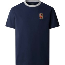 Тениска Hackett HM5000082 short sleeve T-shirt - Blue (Old Navy) тениска,мъжки,тениски,дамски,тениски,hackett,hm5000082,short,sleeve,t,shirt,blue,(old,navy)