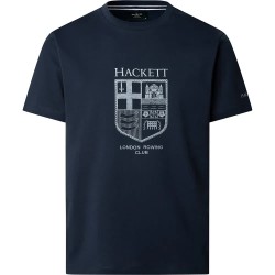 Тениска Hackett HM5000083 short sleeve T-shirt - Blue (Old Navy) тениска,мъжки,тениски,дамски,тениски,hackett,hm5000083,short,sleeve,t,shirt,blue,(old,navy)