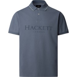 Hackett HM5600147 short sleeve polo - Blue (Thames Blue) дамски,блузи,с,яка,мъжки,блузи,с,яка,hackett,hm5600147,short,sleeve,polo,blue,(thames,blue)