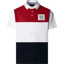 Hackett HM5700011 short sleeve polo - Multicolor (Breton Red) дамски,блузи,с,яка,мъжки,блузи,с,яка,hackett,hm5700011,short,sleeve,polo,multicolor,(breton,red)