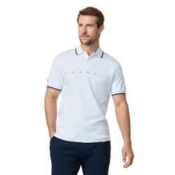 Hackett Hs Essential short sleeve polo - White (Optic White) дамски,блузи,с,яка,мъжки,блузи,с,яка,hackett,hs,essential,short,sleeve,polo,white,(optic,white)