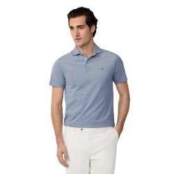 Hackett Oxford Pique short sleeve polo - Blue (Eton Blue) дамски,блузи,с,яка,мъжки,блузи,с,яка,hackett,oxford,pique,short,sleeve,polo,blue,(eton,blue)