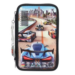 канцеларски,принадлежности,dino,world,action,world,pencil,case,multicolor,(dark,blue)