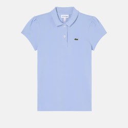 Lacoste kids 347026 short sleeve polo - Blue (Delphinium) дамски,блузи,с,яка,мъжки,блузи,с,яка,lacoste,kids,347026,short,sleeve,polo,blue,(delphinium)