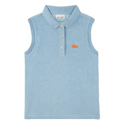 детски,потник,дамски,топове,lacoste,kids,347561,sleeveless,top,blue,(chambray)