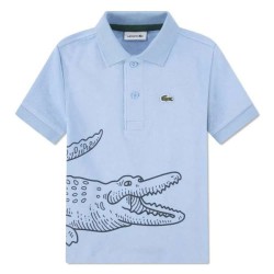 Lacoste kids 847042 short sleeve polo - Blue (Panorama) дамски,блузи,с,яка,мъжки,блузи,с,яка,lacoste,kids,847042,short,sleeve,polo,blue,(panorama)