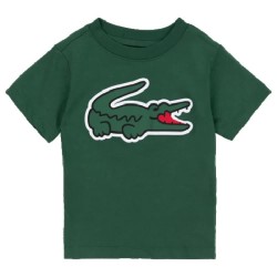 детска,тениска,мъжки,тениски,дамски,тениски,lacoste,kids,847234,short,sleeve,t,shirt,green,(green)