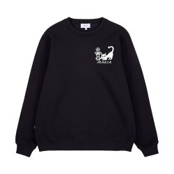 блуза,мъжки,пуловери,makia,blooming,sweatshirt,black,(black)