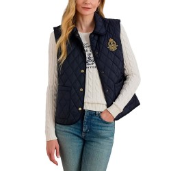 потник,дамски,жилетки,lauren,by,ralph,lauren,crested,insulated,vest,blue,(dark,navy)