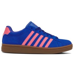 Маратонки K-swiss lifestyle Court Tiebreak II Suede trainers - Blue (Dazzle Blue / Pink Lemonade / Gum) маратонки,мъжки,маратонки,дамски,маратонки,k,swiss,lifestyle,court,tiebreak,ii,suede,trainers,blue,(dazzle,blue,pink,lemonade,gum)